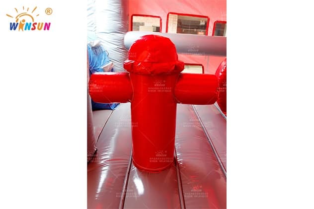 adults inflatable Fire Truck Combo