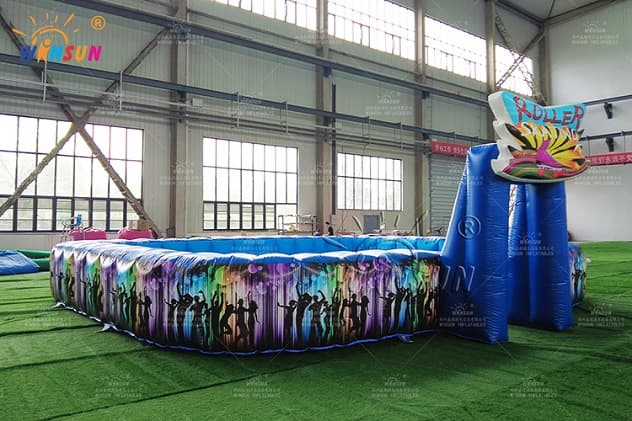 wholesale Mobile inflatable roller skating rink