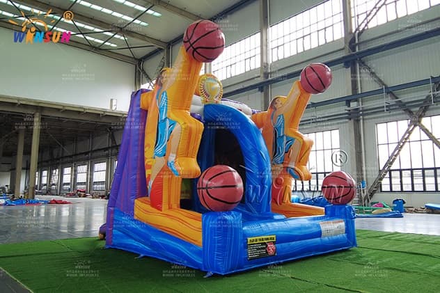 wholesale shooting stars inflatable basketball game interactive