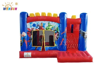 custom inflatable combo with slide