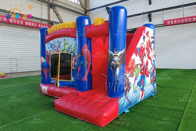 indoor custom inflatable combo with slide