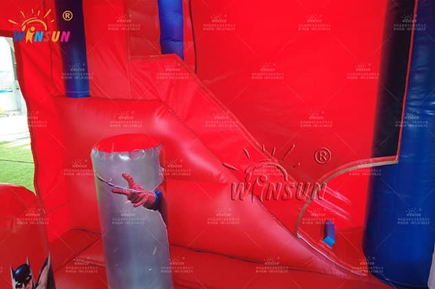 large custom inflatable combo with slide