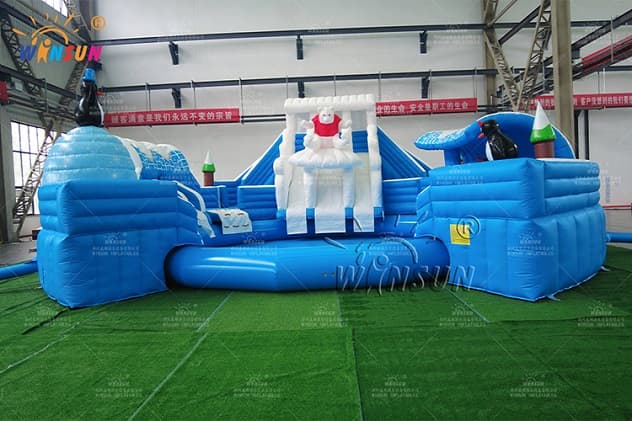 ice world inflatable water park