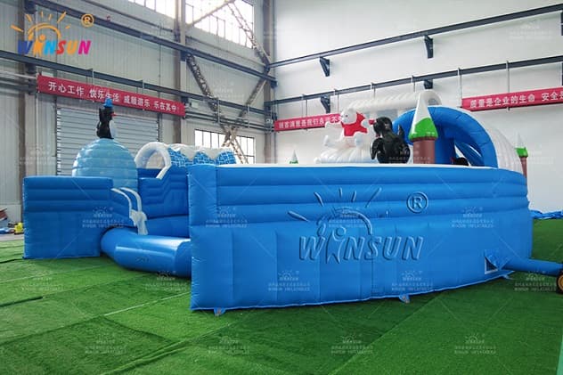 inflatable trampoline water park