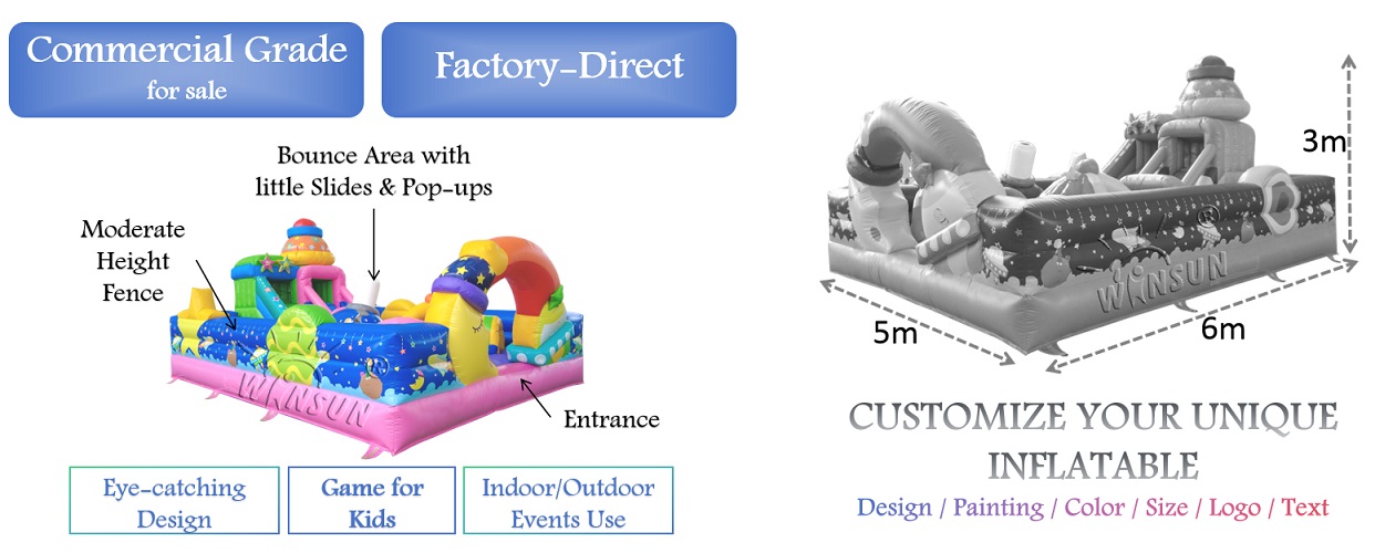 Colorful Air Bouncer for sale