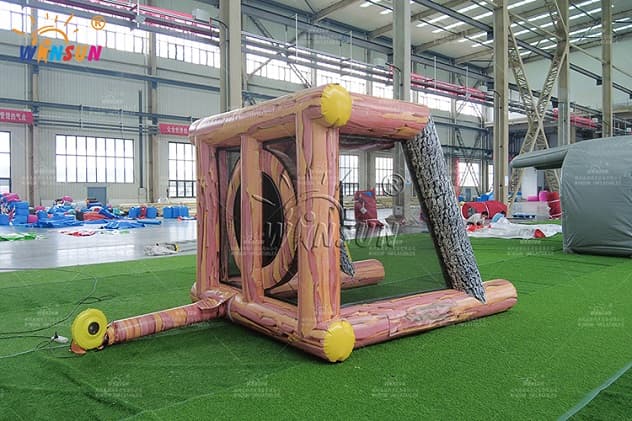 outdoor commercial inflatable axe throwing game for sale