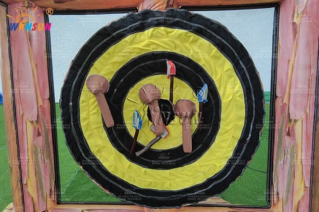 buy commercial blow up axe throwing game
