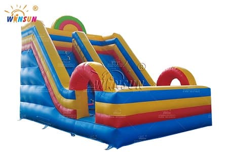 WSS-400 Commercial Rainbow Inflatable Slide