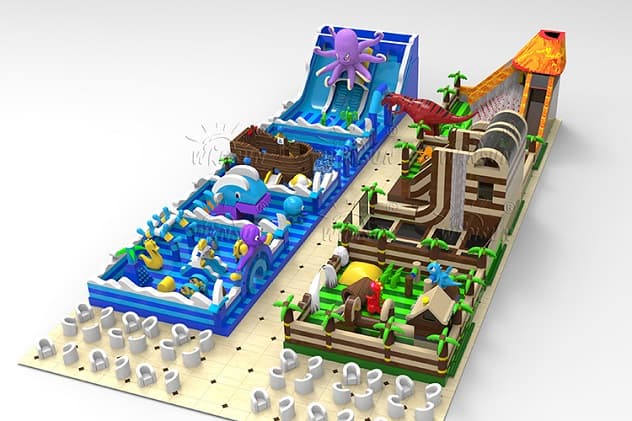 bounce house theme park