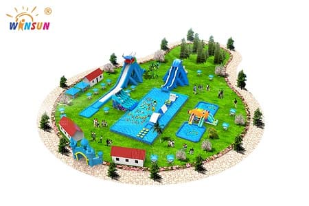WSR-017 Custom Inflatable Land Water Park