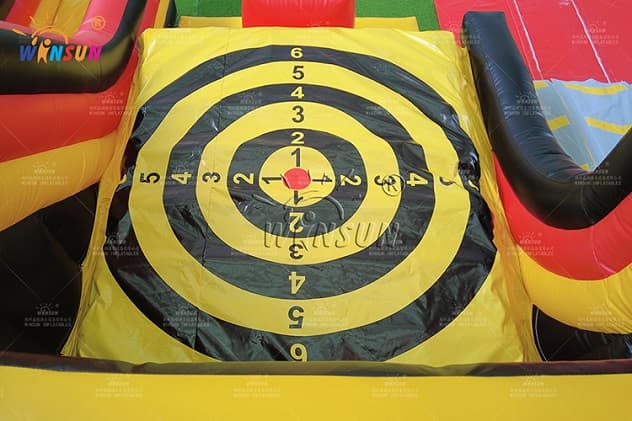 custom inflatable warped wall warrior game cost