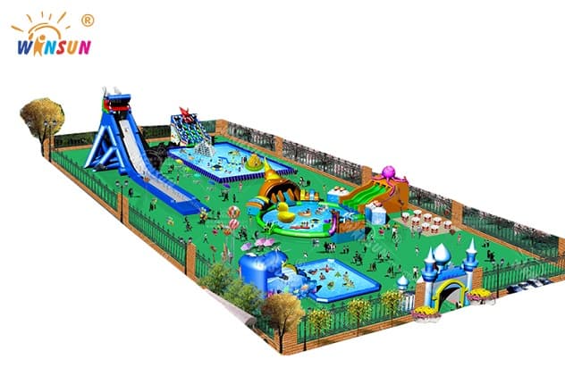inflatable water park for adults