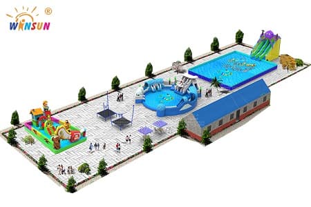WSR-016 Inflatable water park for outdoor land