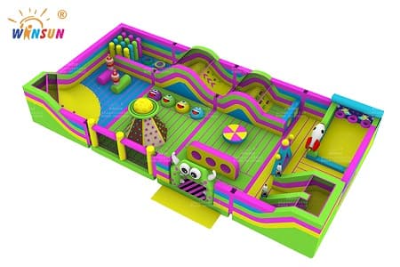 WSA-008 Custom Indoor Inflatable Themepark for kids