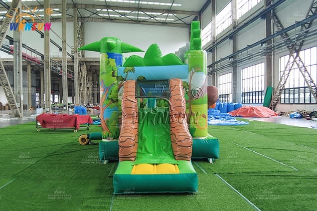 kids Jungle Animal Jumping Castle