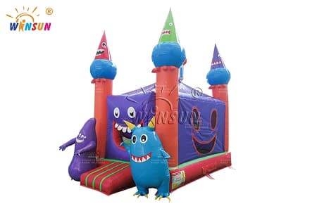 WSC-491 Monster Theme Inflatable Jumping Castle