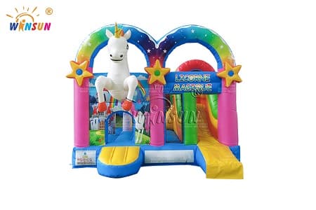 WSC-483 Popular Unicorn Inflatable Jumping Combo
