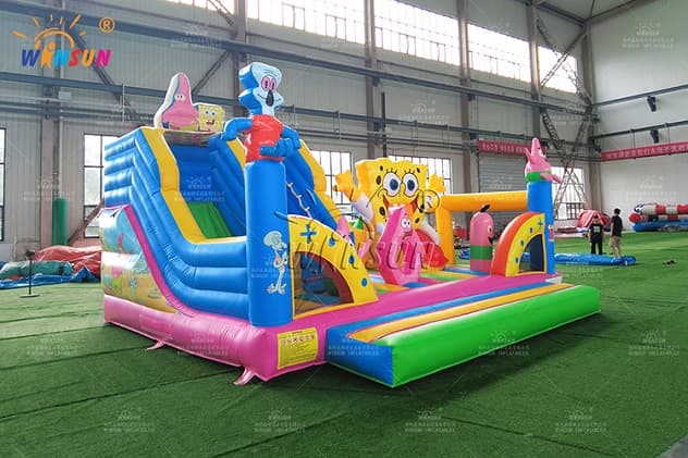 spongebob inflatable playground for sale