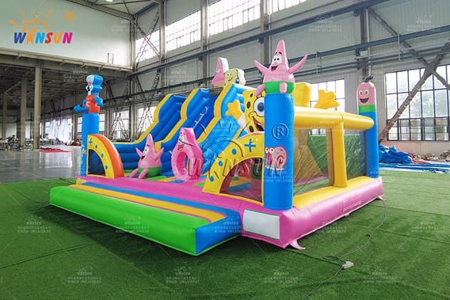 cartoon spongebob inflatable playground price