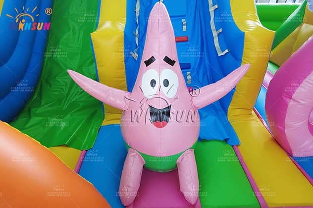 wholesale cartoon spongebob inflatable playground