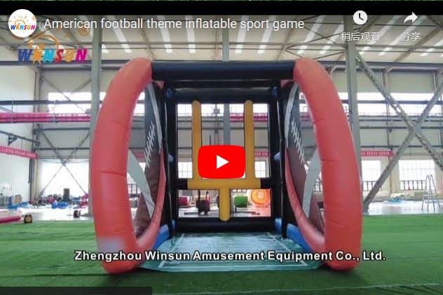 American Football Theme Inflatable Sport Game