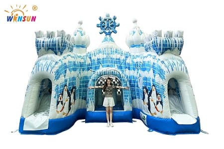 WSC-527 Antarctic Penguin Inflatable Ice Castle