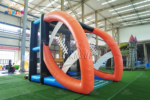 kids american football theme inflatable sport game