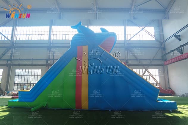 outdoor inflatable water slide for pools