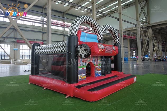 car theme inflatable combo jumping castle price