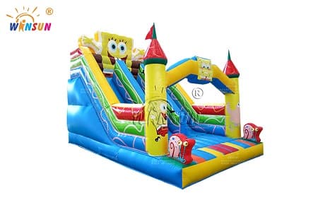 WSS-468 Inflatable Spongebob Dry Slide