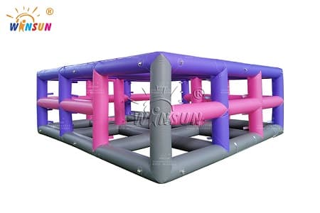 WSP-419 Inflatable 9 Square In The Air Game with lighting