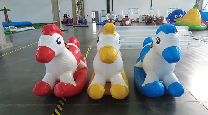 Inflatable rocking horses will bring joy and laughter to children around the world.
