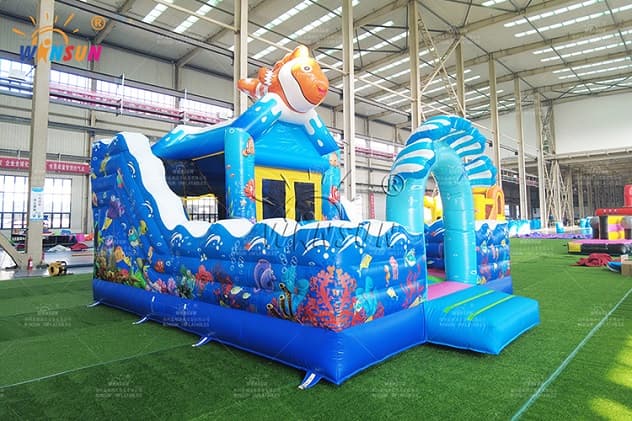 outdoor inflatable ocean park combo