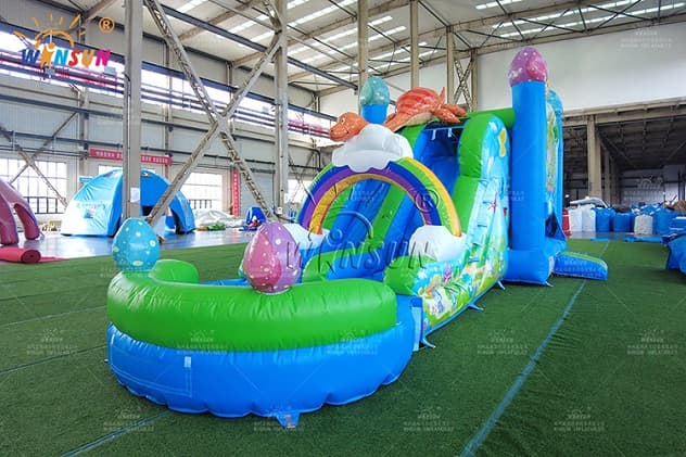 the underwater world inflatable combo for kids