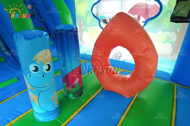 indoor the underwater world inflatable combo