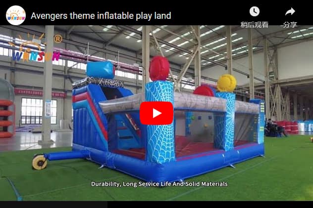 Avengers Theme Inflatable Play Land