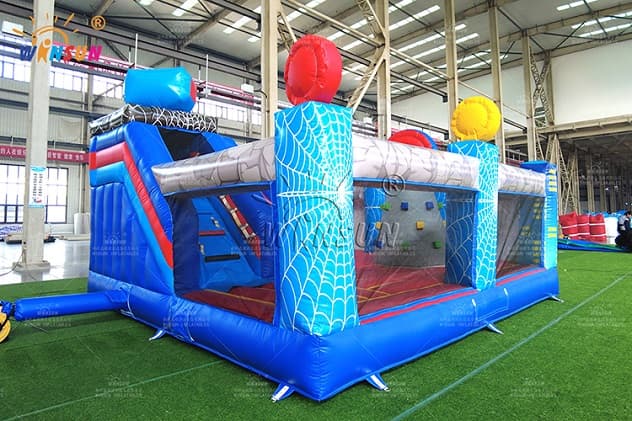 commercial Avengers theme inflatable playland