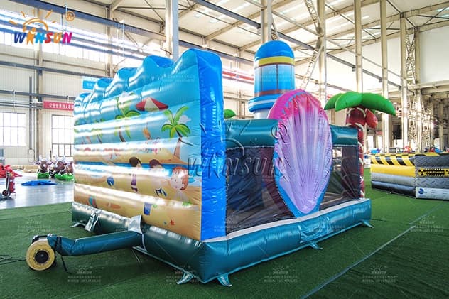 wholesale beach theme inflatable jumper combo