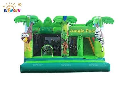 WSC-512 Jungle Theme Inflatable Jumping Combo