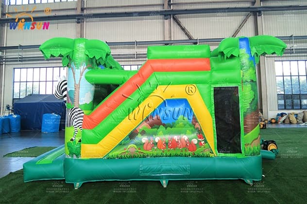 indoor jungle theme inflatable jumping combo