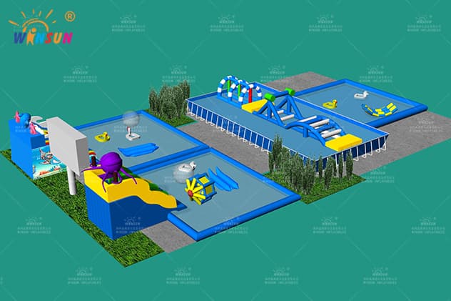 inflatable water park for adults