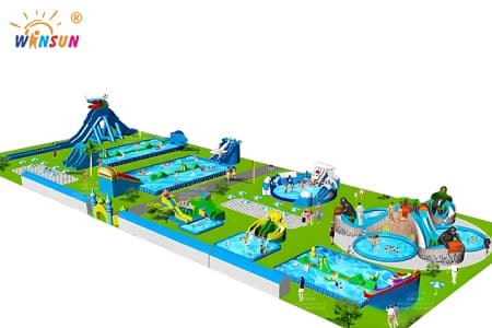 WSR-033 Custom Outdoor Inflatable Water Worx