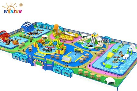 WSR-030 Custom Removable Inflatable Water Park