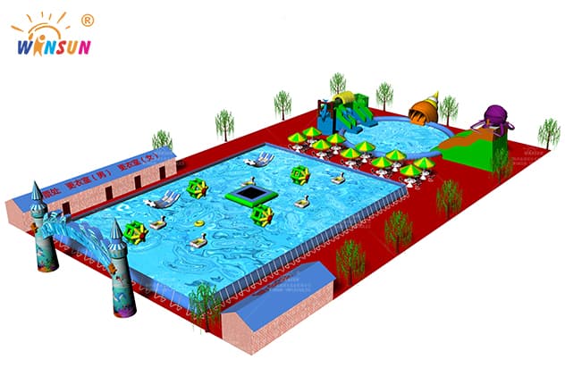 adult water park inflatable