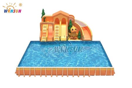 WSR-035 Inflatable Theme Water Park with Frame Pool
