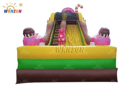 WSS-515 Candy-themed Inflatable Dry Slide