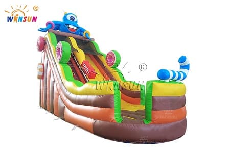 WSS-516 Candy Monster Themed Inflatable Slide