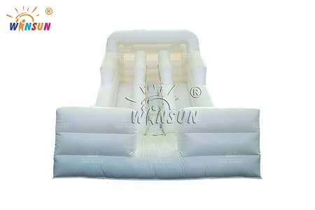 Dual Lane Inflatable Dry Slide