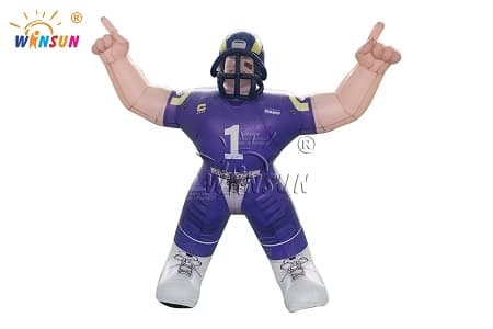 Customized 15-Foot Inflatable Rugby Player for Sports Events