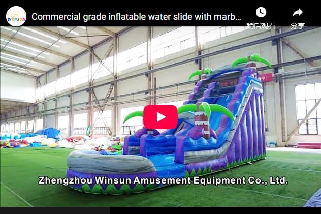Wholesale tropical marble water slide supplier